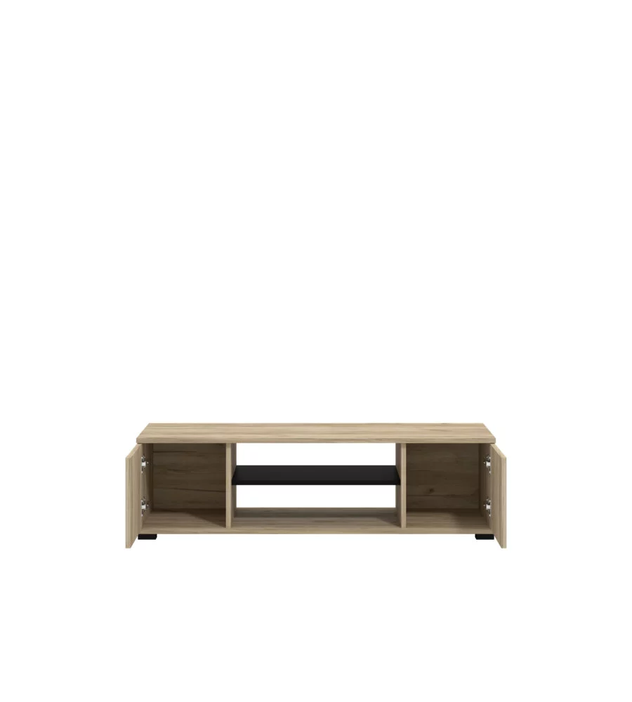 MOBILE PORTA TV "VALENCIA" QUERCIA, 120X40X34 CM